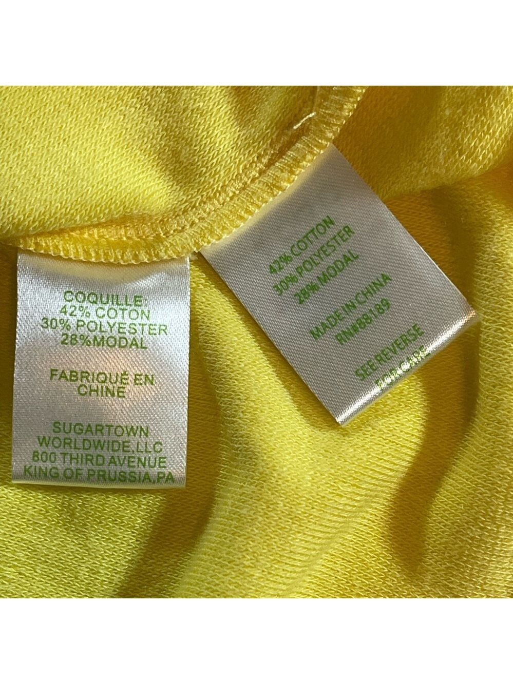 Lilly Pulitzer yellow strapless smocked dress stretchy terry cloth cover Sz XXS - Picture 4 of 8
